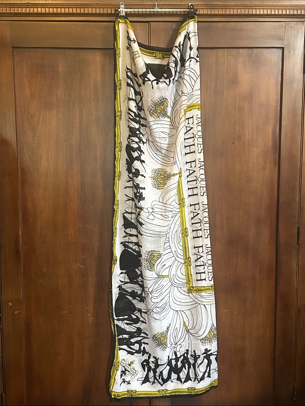 Rare Chandelier Dancers Jacques Fath Scarf - Picture 4 of 9